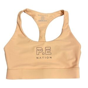 P.E. Nation Racerback Logo Sports Bra XS